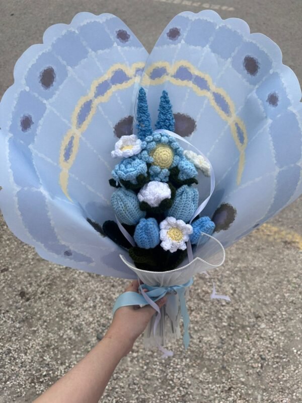Blue Butterfly Bouquet
