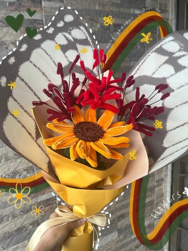 Golden Hug (Chenille Bouquet)